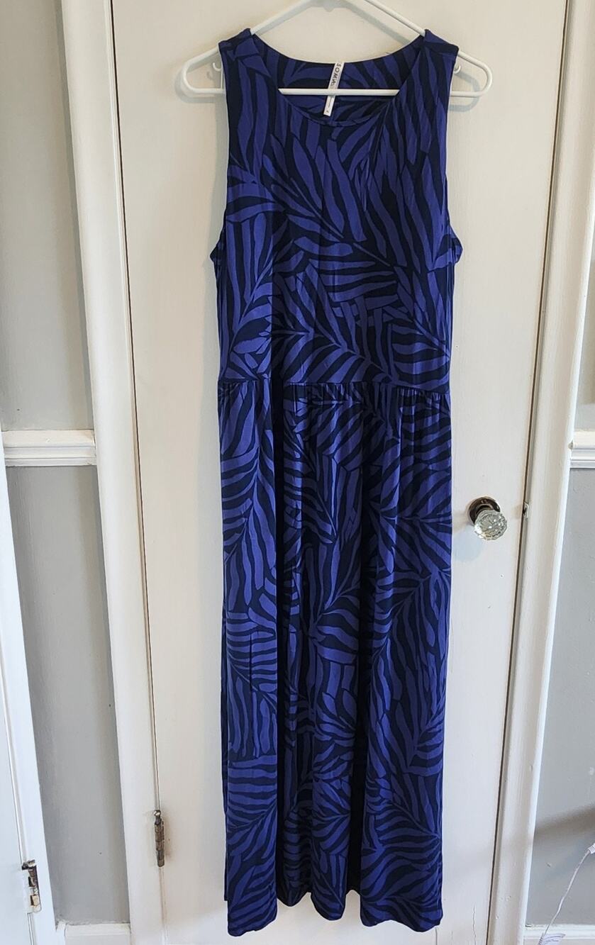 Soma Blue Maxi Dress Xl